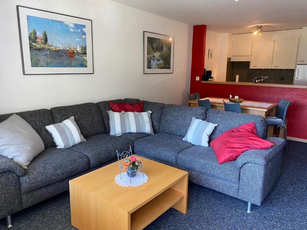 2,5 Pces Accueillant Comme A La Maison Leukerbad Exteriör bild