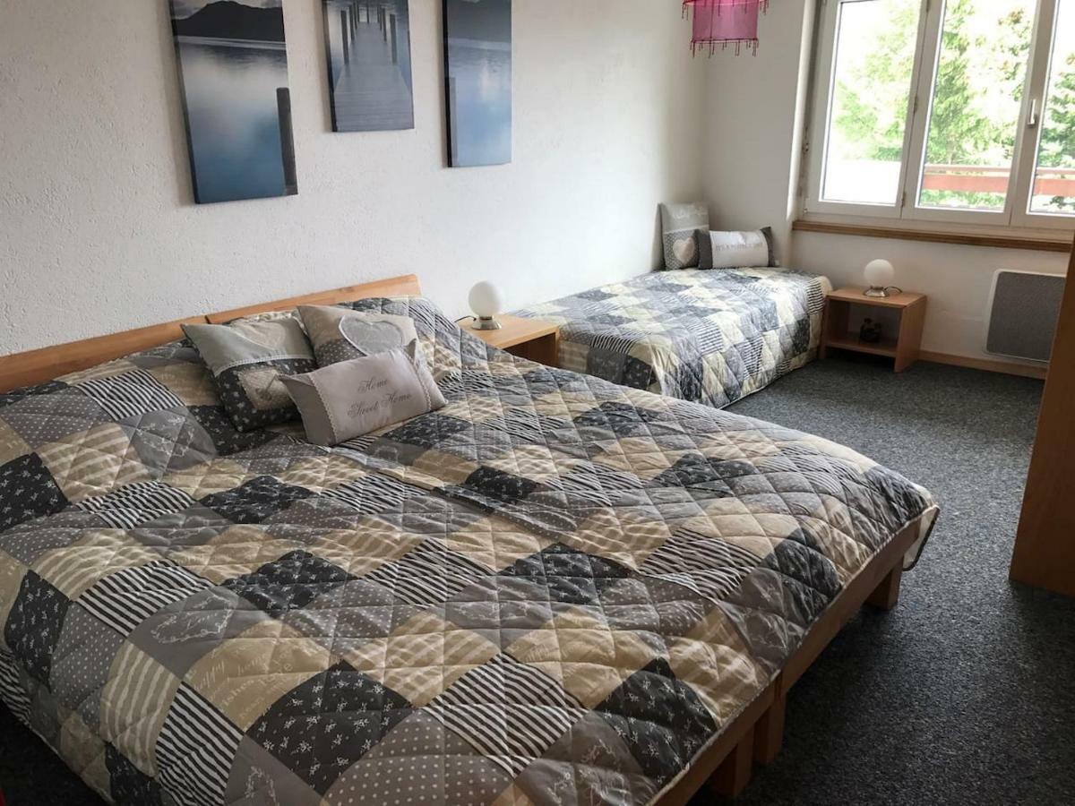 2,5 Pces Accueillant Comme A La Maison Leukerbad Exteriör bild