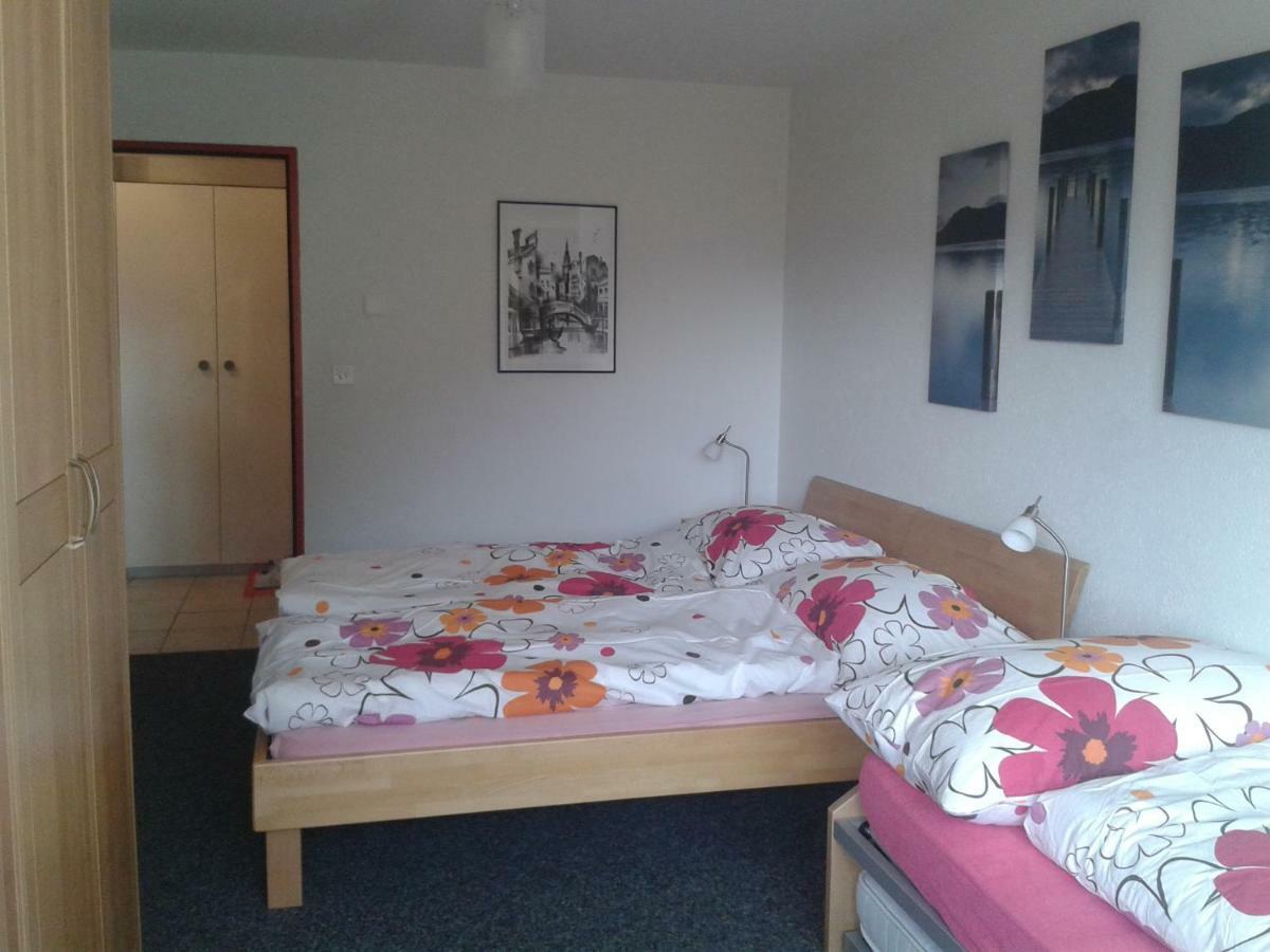 2,5 Pces Accueillant Comme A La Maison Leukerbad Exteriör bild
