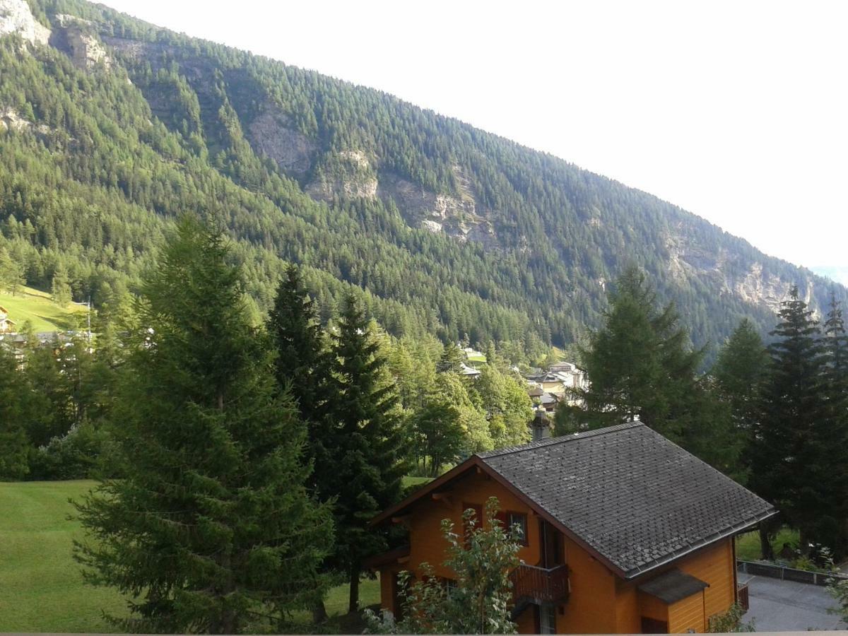 2,5 Pces Accueillant Comme A La Maison Leukerbad Exteriör bild