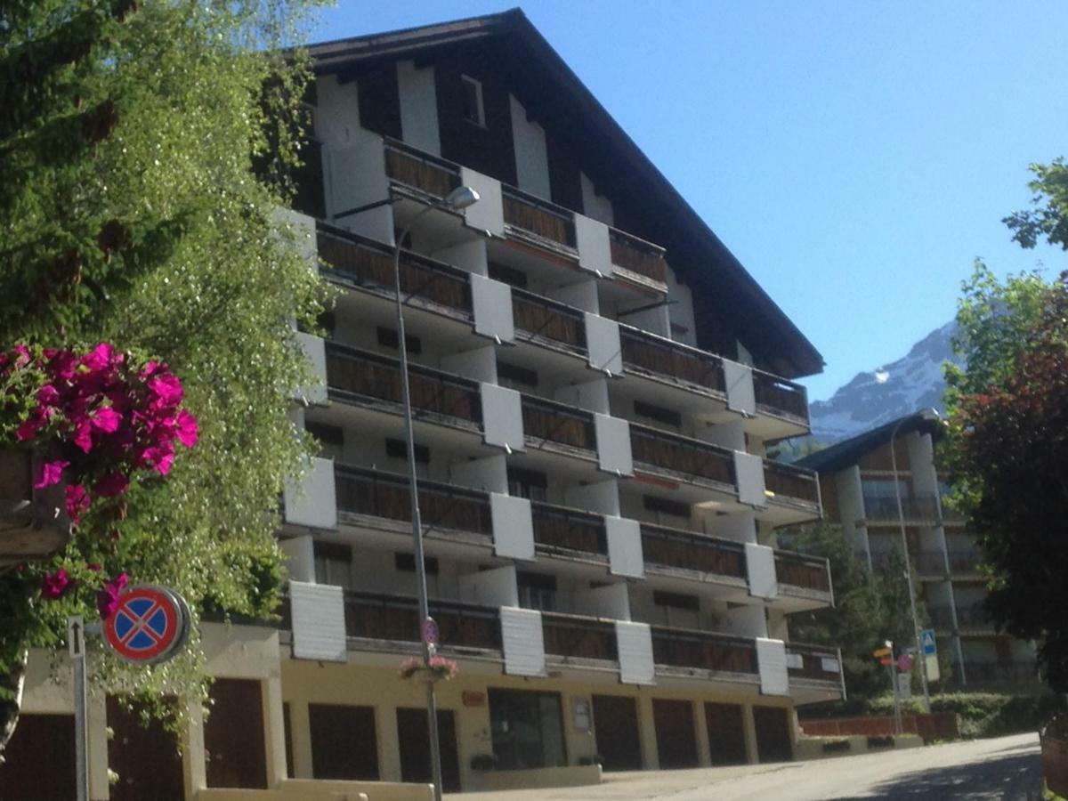 2,5 Pces Accueillant Comme A La Maison Leukerbad Exteriör bild