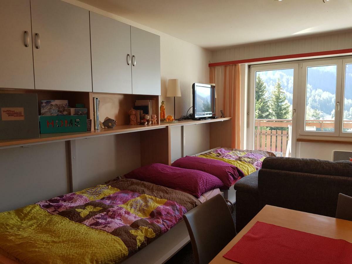 2,5 Pces Accueillant Comme A La Maison Leukerbad Exteriör bild